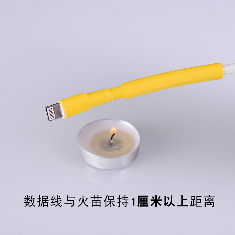 热缩管 安卓苹果iphone5 6 7数据线保护绝缘收缩电线套管耳机古达 直径10mm黑色一米(安卓)