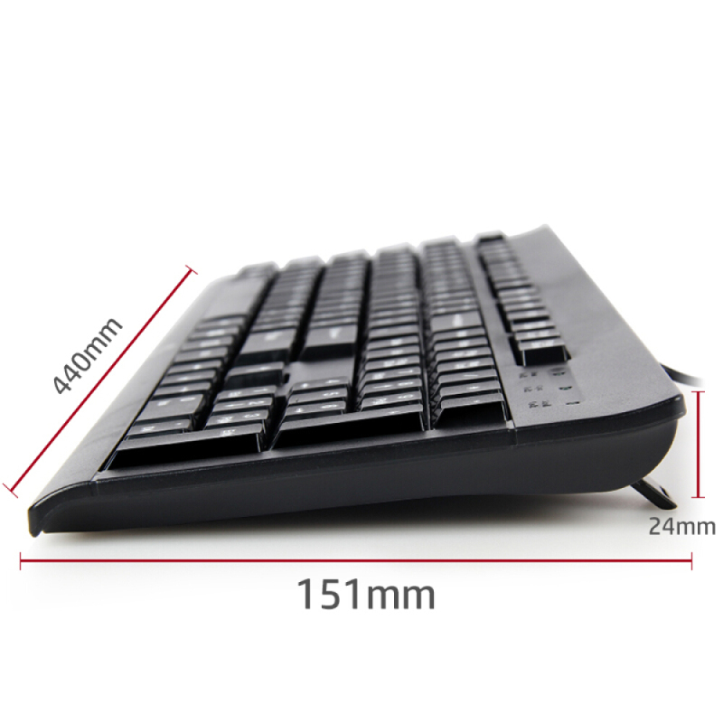 惠普 (HP) K1500 有线单键盘 黑色(个) 单位：个