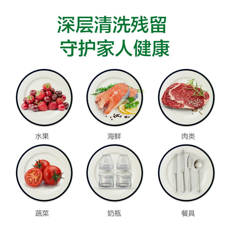 科勒(KOHLER)果蔬清洗机净化器家用洗菜机多功能全自动果蔬净化机智能洗菜消毒神器 大容量&8L圆盆灰色22483T