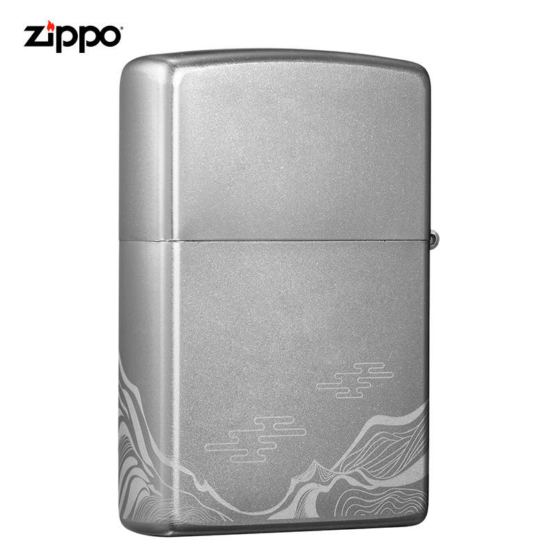 Zippo打火机美国进口防风打火机之宝煤油火机芝宝送长辈礼物父爱如山150-C-000127