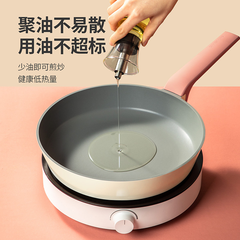 炊大皇平底锅不粘锅烙饼锅煎饼锅电磁炉燃气灶适用煎蛋锅牛排煎锅 24cm(1-3人使用)高清大图