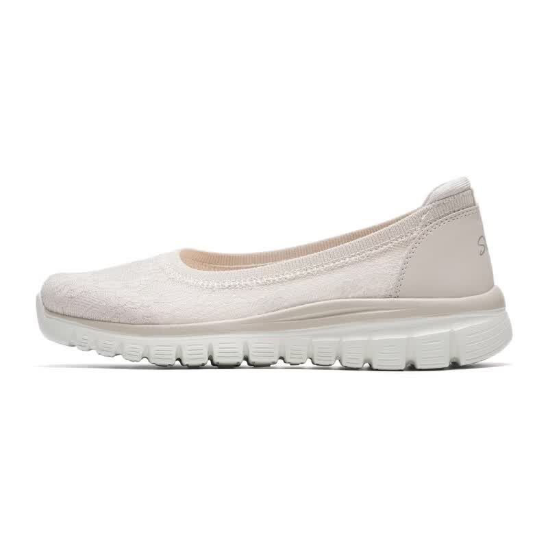 斯凯奇（Skechers）女鞋新款运动鞋时尚潮流一脚穿懒人鞋低帮舒适透气休闲鞋100961-NAT ZP高清大图
