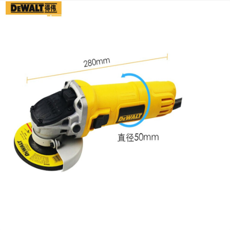 得伟角磨机电动切割机手持角向抛光磨光机 720W DWE8100S-A9 个