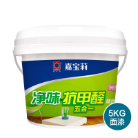 嘉宝莉乳胶漆白色家用涂料室内墙漆净味抗甲醛5合1自刷环保油漆