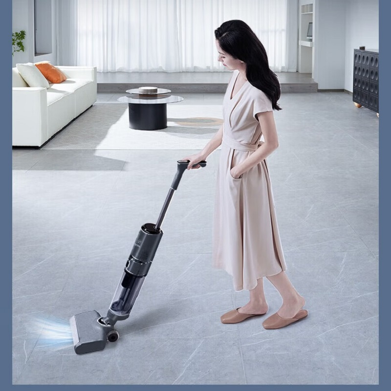 西屋Westinghouse无线智能洗地机 洗地机家用扫地机吸拖一体手持吸尘洗地机H31 深灰色!高清大图