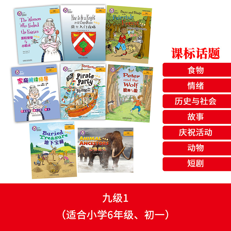 [正版]外研社大猫英语分级阅读九级组套(含九级1.2.3)(适合小学六年级.初一)高清大图