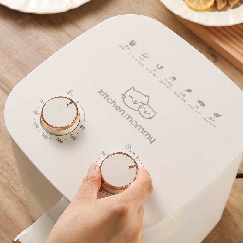 厨创妈咪(kitchen mommy) KT-KZ-1206J 智能空气炸锅 4.5L 多功能无油低脂电烤箱高清大图