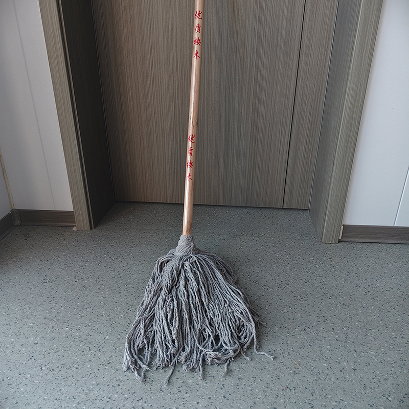 锦创天诚 纯棉吸水拖布老式墩布不掉毛拖把 灰色/把高清大图