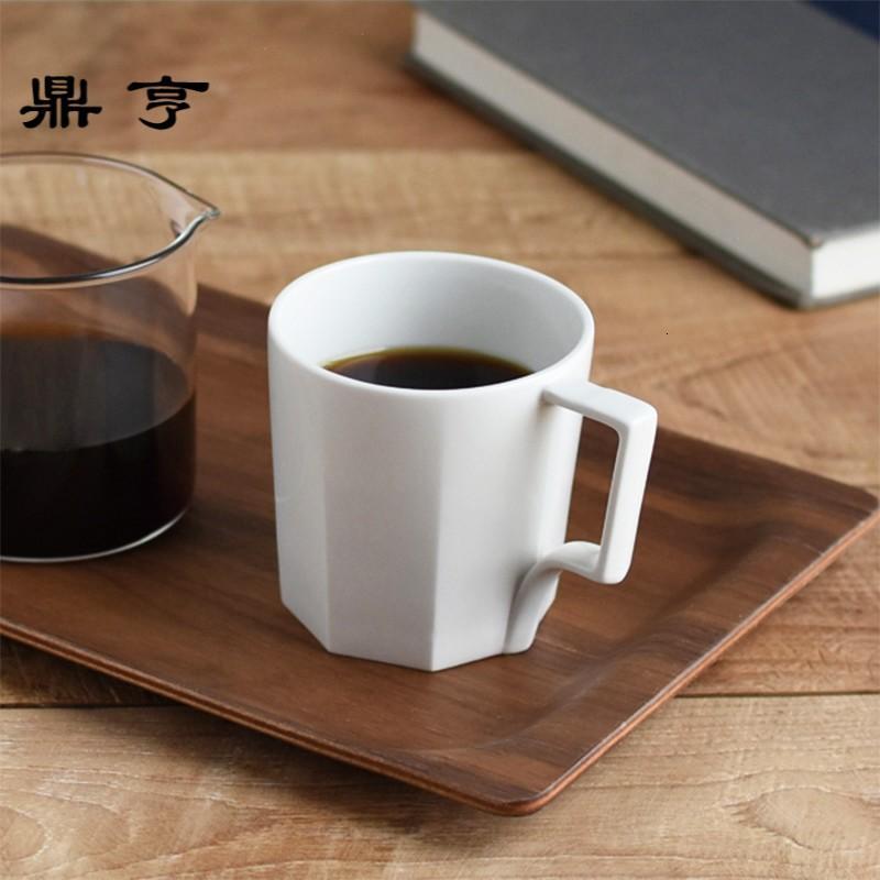 鼎亨现货|日本KINTO OCT系列 咖啡杯马克杯咖啡杯碟套装 手工磁器