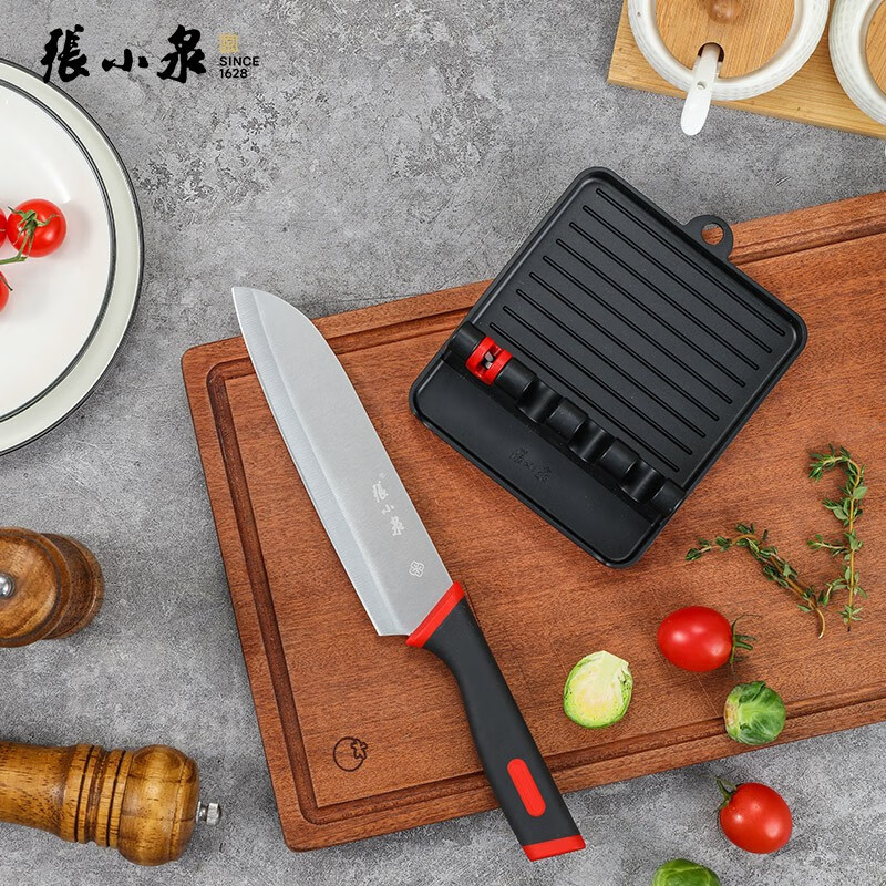 张小泉 红韵厨具三件套0.22kg C53020100高清大图