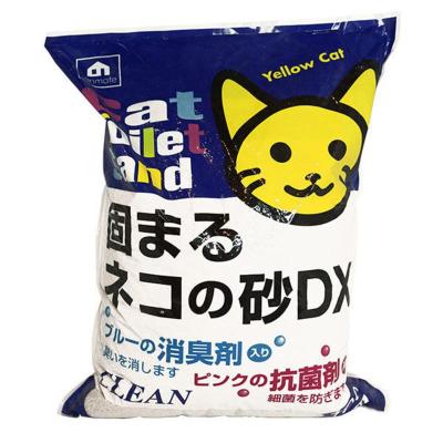 日本莎美特猫砂膨润土猫沙土砂猫用品10l除臭清新低尘75kg15斤75kg15