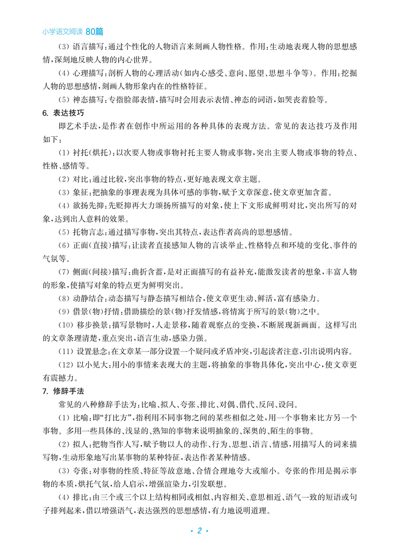 小学语文阅读80篇 小学通用 [正版]2023版小学语文阅读80篇专项通典一二三四五六年级阅读理解专项训练书人教版 通成高清大图