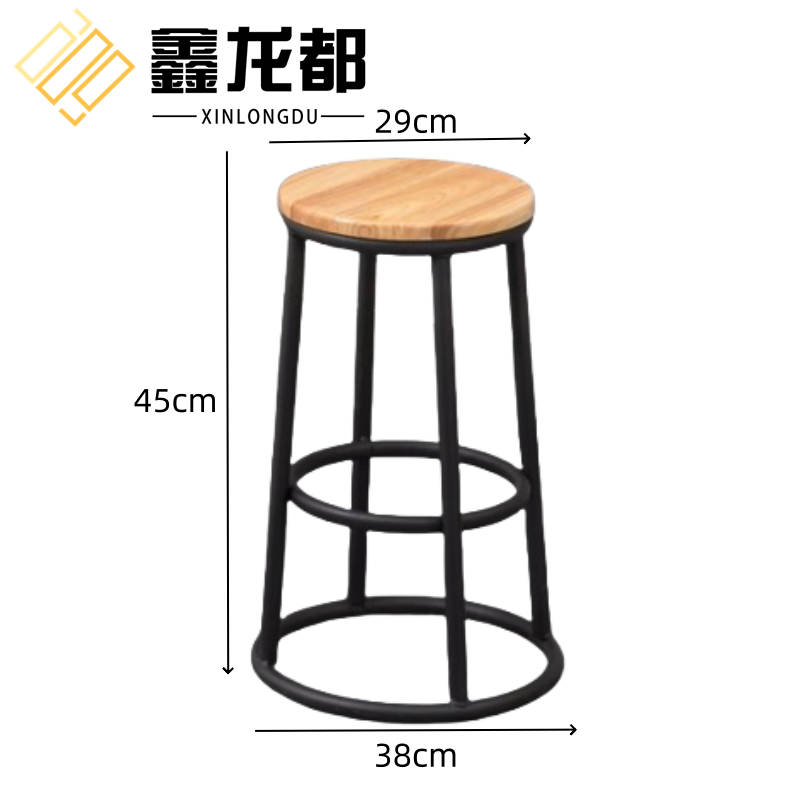 鑫龙都高脚凳高清大图