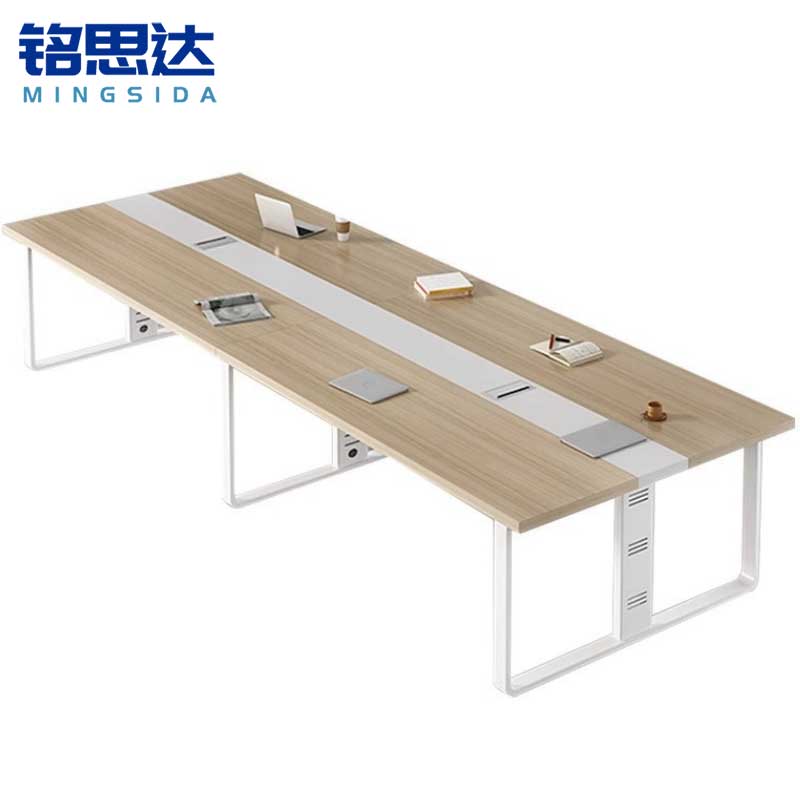 铭思达会议桌洽谈桌4500*1500*750mm张高清大图