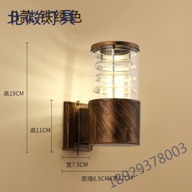 奥本佳壁灯21 阳台壁灯欧式防水复古床头led走廊过道室外墙灯庭院铝材户外壁灯奥本佳 价格图片品牌报价 苏宁易购北微灯饰照明专营店