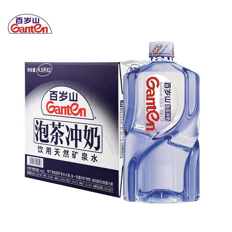百岁山 矿泉水 4.5lx2瓶 箱高清大图