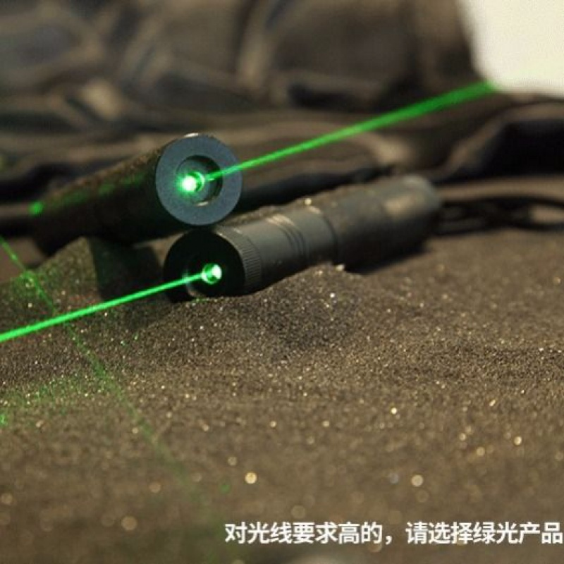 激光手电绿光红外线usb可充电镭射激光灯远射售楼部教鞭沙盘笔 (外观黑色)usb充电绿光 满天星一个图案