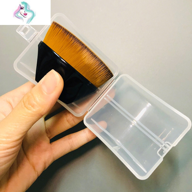 无痕便携粉底刷55号粉底液刷扁头遮瑕刷化妆刷平头刷不吃粉花瓣刷你