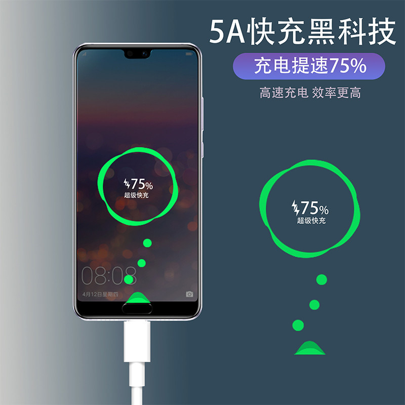 适用华为荣耀30s充电器40w快充荣耀30s充电头30s5g手机充电器|荣耀30S快充[头+1.5米+2米线]