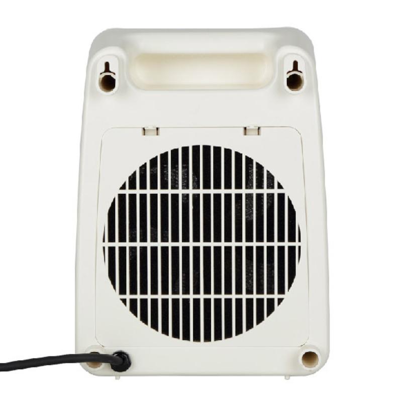 艾美特PTC陶瓷小型暖风机HP2007水浴室办公室电暖器温控取暖器 白色高清大图