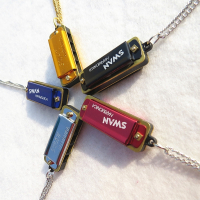 天鹅口琴_初学者成人儿童入门四孔八音小口琴_harmonica_乐器 抖音
