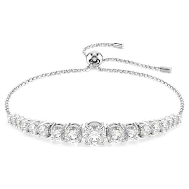 Swarovski 施华洛世奇女士渐变锆石手链时尚奢华可调节滑扣白钻石