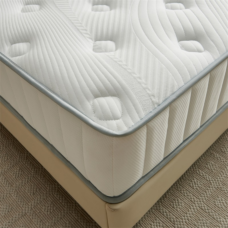 全友家居弹簧床垫厚20cm家用天然椰棕护脊床垫子乳胶垫117023