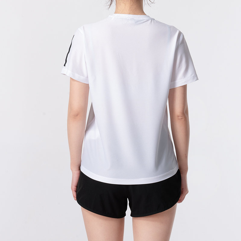 Adidas阿迪达斯女子新款训练健身运动服透气短袖T恤IK7442 ZP高清大图