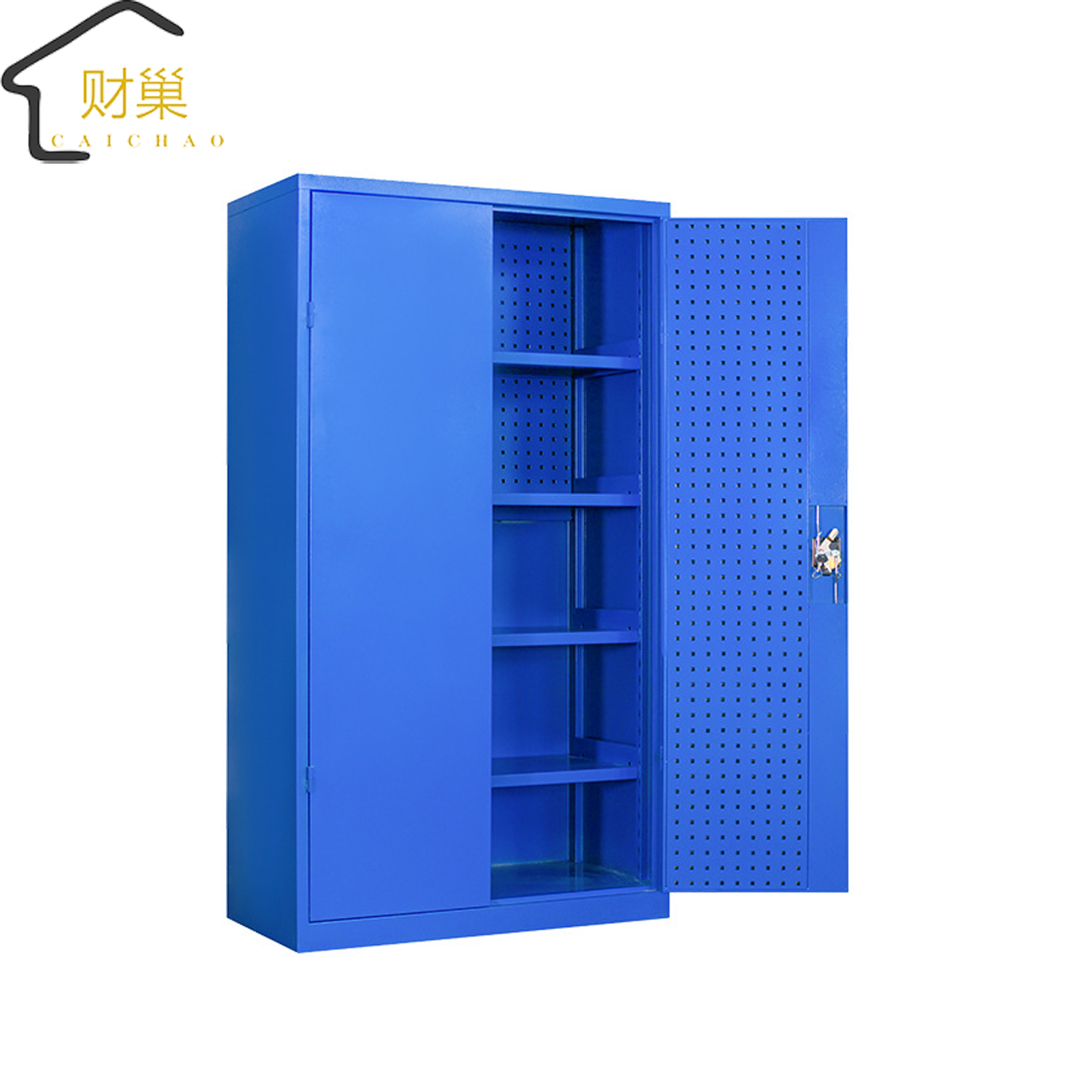 财巢 通门四层带网工具柜 1800*1000*500mm /台高清大图