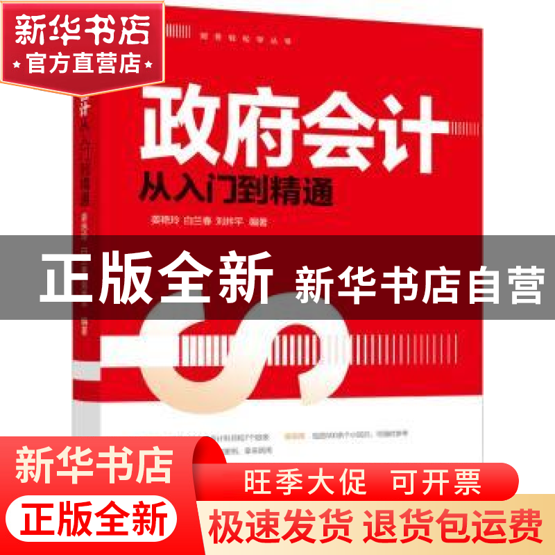正版 政府会计从入门到精通 姜艳玲 白兰春 刘井平 机械工业出版高清大图