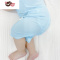 绿彩虹光婴儿莫代尔连体衣夏季薄款短袖6新生儿衣服宝宝空调服睡衣夏装3月
