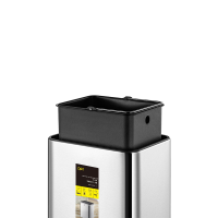 秦泰(Cqint)QTTRASH-04 不锈钢感应垃圾桶 16L(计价单位:个) 银色