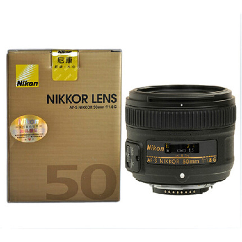 店保五年/尼康50 1.8G镜头 AF-S 50mm f/1.8G人像定焦大光圈镜头 背景虚化 D850/D7500/D3500/D5600/D5300全画幅单反镜头 全新港版高清大图