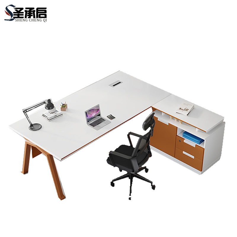 圣承启 单人桌 1.4m带椅张高清大图