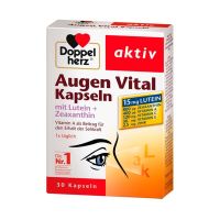 【特价清仓】德国Doppelherz双心叶黄素护眼胶囊 30粒/17.4g