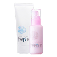 芙丽芳丝(freeplus)滋肤紧致柔润两件套(滋肤乳+洗面奶)100ml+100g面部护肤套装礼盒(补水 保湿 修护)