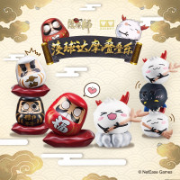 奥迪双钻阴阳师手办盲盒网易茨球随机达摩叠叠乐Q萌造型男孩女孩玩具