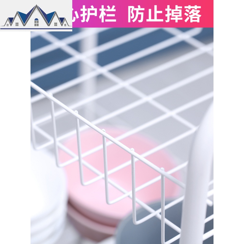 厨房小推车置物架落地多层储物架可移动蔬菜收纳架带轮家用多功能 三维工匠高清大图