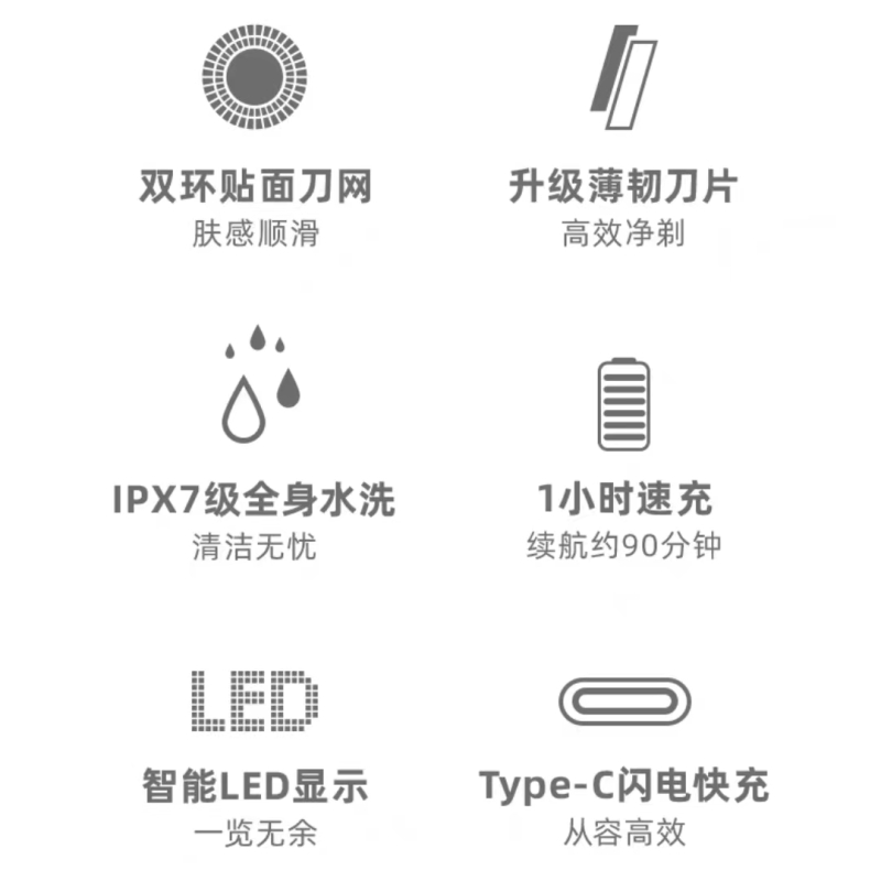 飞科电动剃须刀FS903