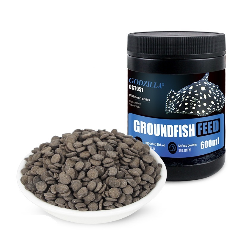 底栖鱼饲料异形猫清道夫鼠鱼蓝虎头鲨下沉底型胡子鱼食高清大图