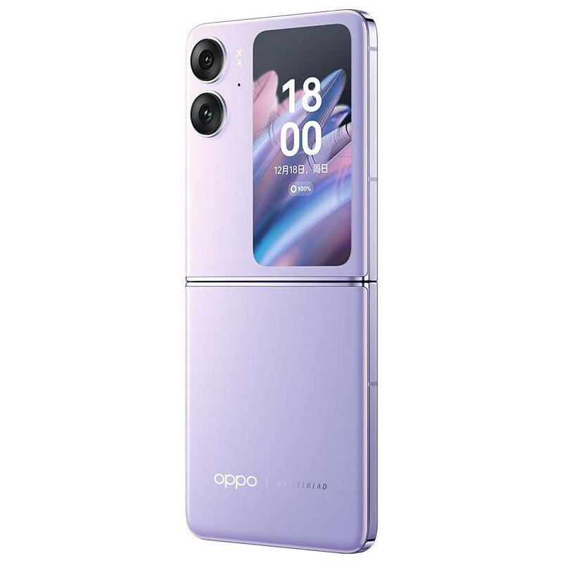 [二手99新]OPPO Find N2 Flip 慕紫 12G+256G 全网通安卓手机6.8英寸折叠屏双卡娱乐5G手机高清大图