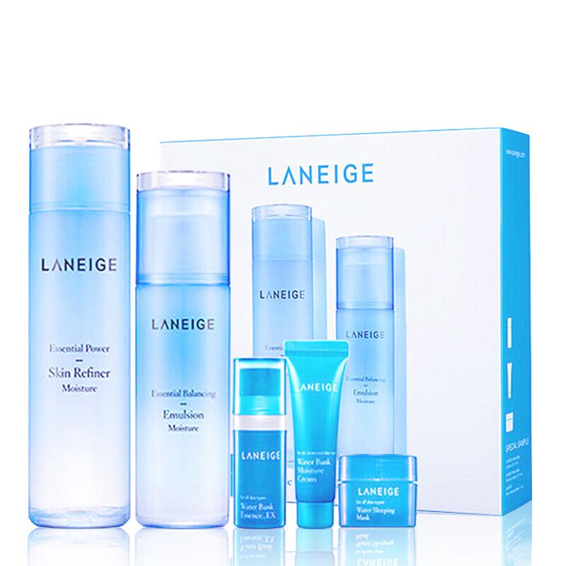 Laneige 兰芝水乳护肤套装 2023新旧包装水酷补水保湿滋润营养淡化细纹水库凝肌水乳两件套装 滋润型