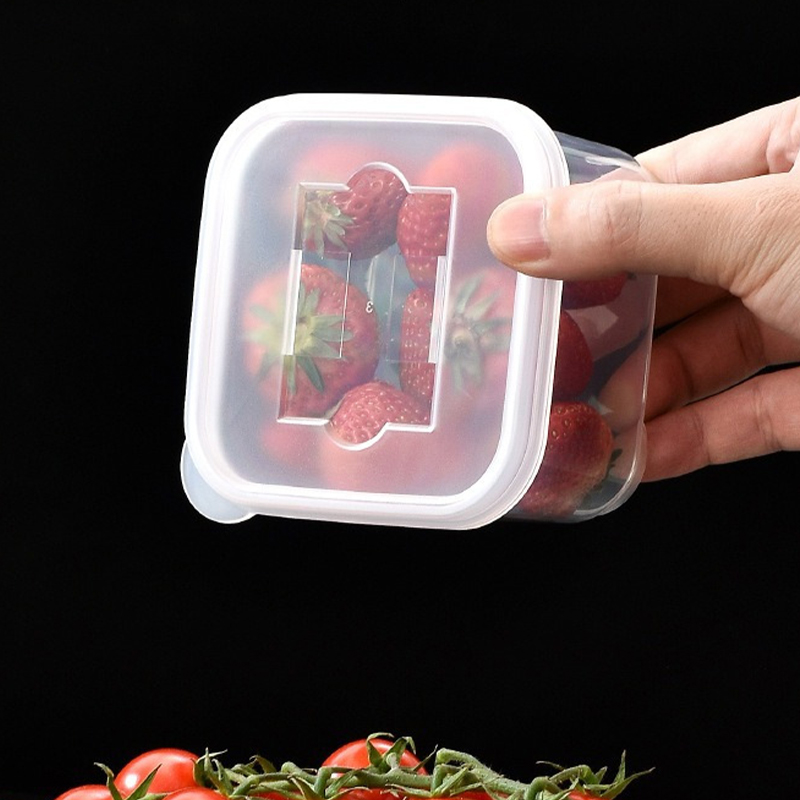 老房太太 食品留样盒 250ml PP可微波冷冻透明塑料取样盒 厨房食物保鲜分装盒 A53/个高清大图