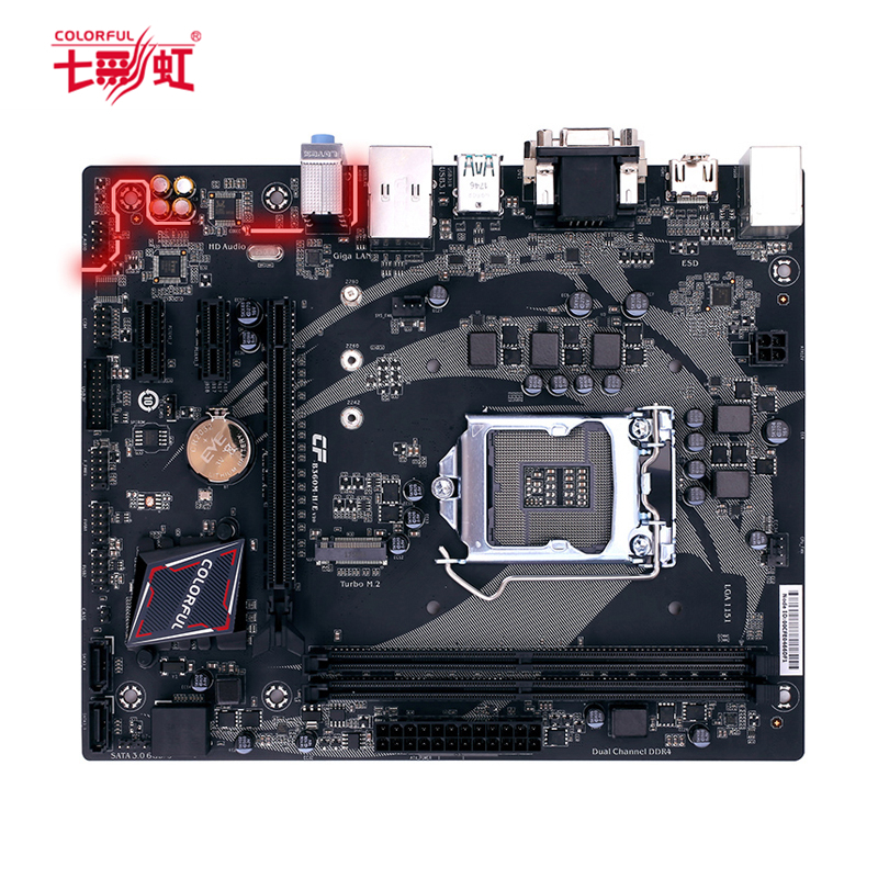 七彩虹（Colorful）Battle Axe C.B360M-HD DELUXE V20 游戏主板 （Intel B360/LGA 1151）