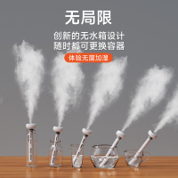 加湿器小型迷你便携式办公室桌面家用轻音宿舍学生矿泉水加湿
