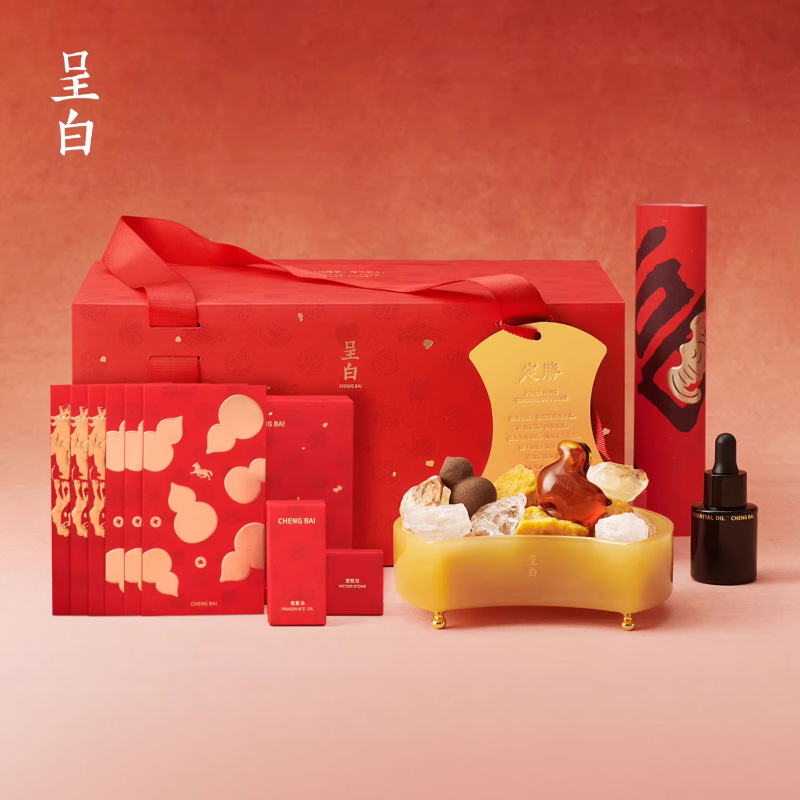 呈白 福禄献宝系列 定胜晶石香薰