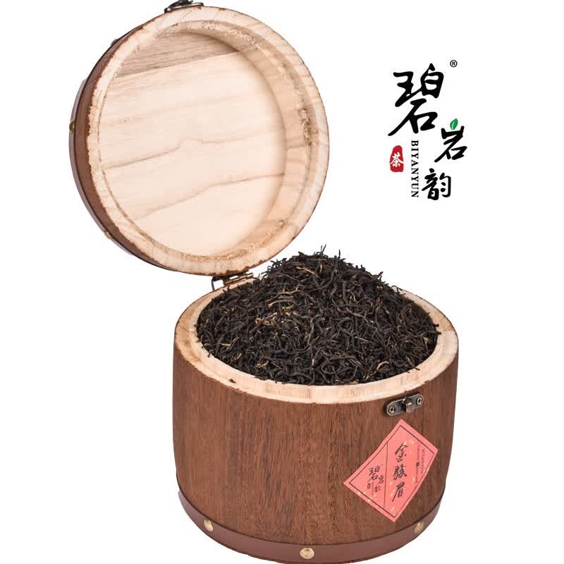 碧岩韵茶 茶叶 木桶蜜香金骏眉红茶500g MTJM500高清大图
