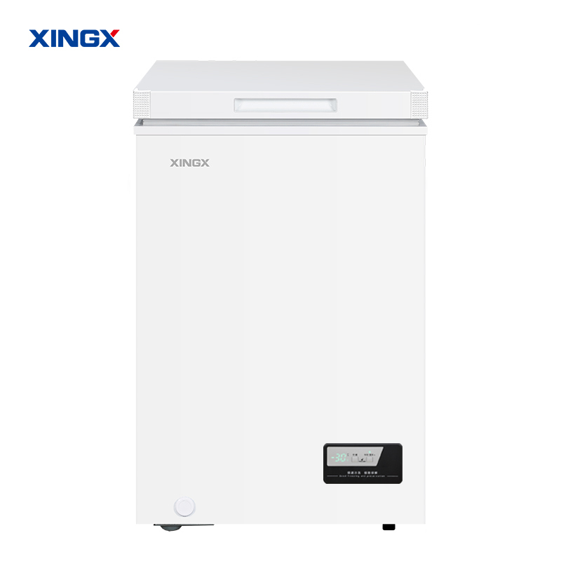 星星冰柜家用小型冷藏冷冻两用商用冷冻柜大容量减霜节能冷冻柜BD/BC-100DE高清大图