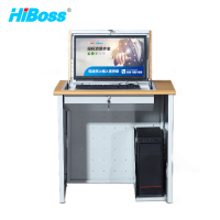HiBoss翻转电脑桌Z-Y01(单位:张)定制三面屏风 W800*D600*H750mm
