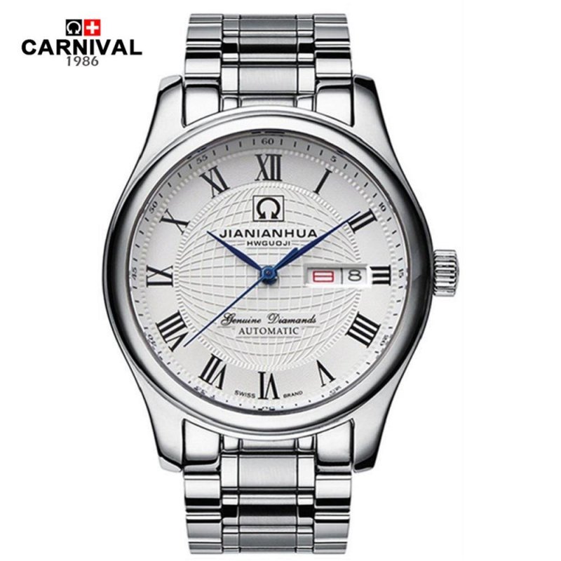 瑞士嘉年华carnival手表 名匠气质商务系列男士全自动机械表 男休闲